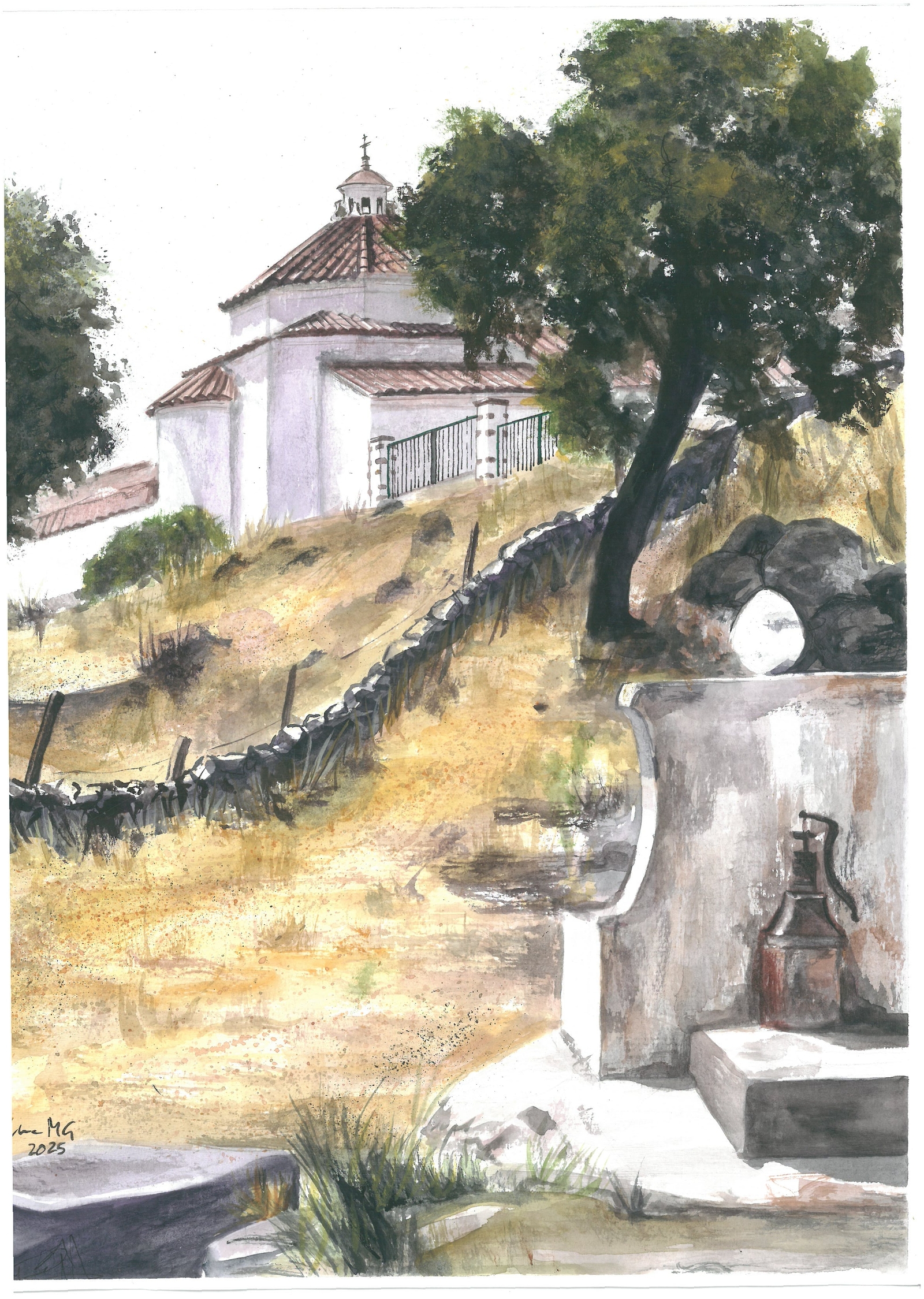 Fuente Vieja entre hojas
